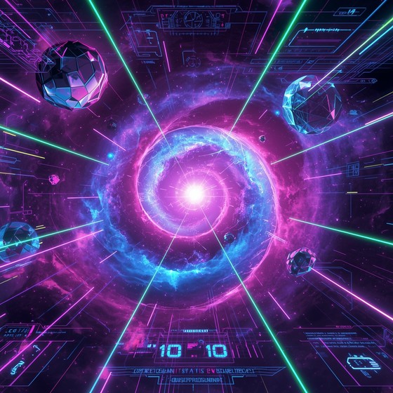 Free Neon Galaxy Vortex Image - Cyberpunk, Neon, Galaxy | Download at ...
