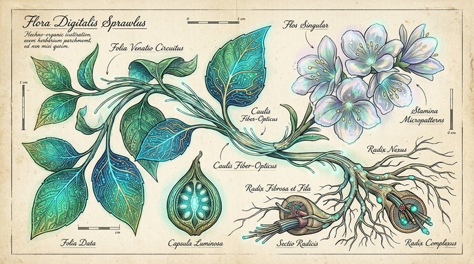Free Digital Botanical Garden Image - Botanical, Digital, Illustration ...