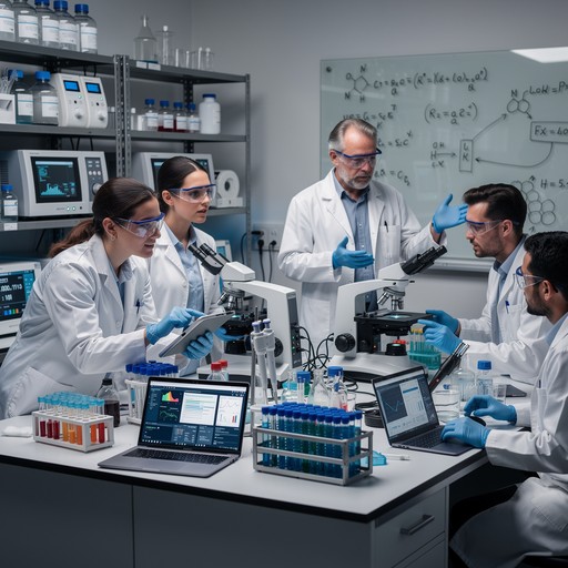 Sharing A Lab Free Scientists Collaborate Together Image - Scientists, Laboratory ...