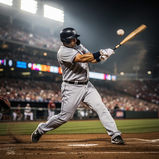 Free Nighttime Baseball Swing Image - Baseball, Player, Swing ...