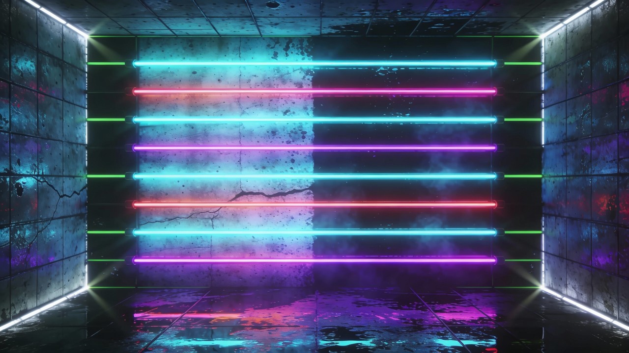 Free Neon Concrete Glow Image - Neon, Cyberpunk, Industrial | Download ...