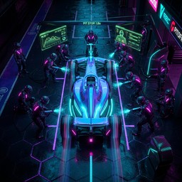 Free Cyberpunk Pit Stop Image - Cyberpunk, Futuristic, Neon | Download ...