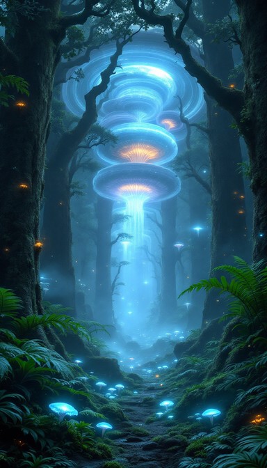 Free Enchanted Forest Gateway Image - Fantasy, Forest, Magical ...