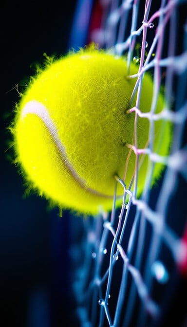 Free Ball Meets String Image - Tennis, Sport, Ball | Download at StockCake