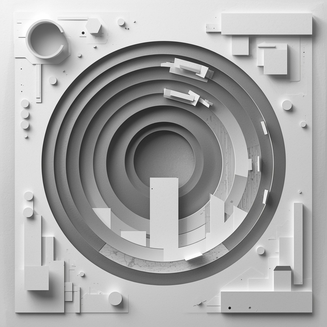 Free Gray Paper Architecture Photo - Minimalist, Architecture ...
