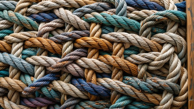 Bulky Rope Pattern Free Colorful Rope Tangle Image - Rope, Nautical, Cord | Download at ...
