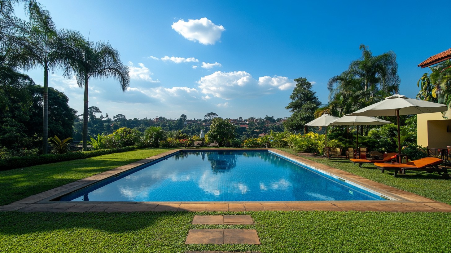 Free Luxurious Poolside View Image - Luxury, Pool, Sun | Download at ...