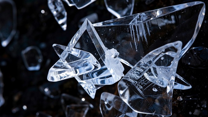 Free Prismatic Ice Fragments Image - Ice, Crystal, Translucent ...