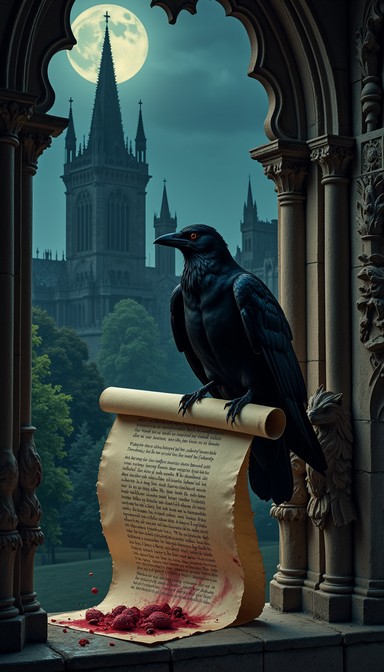 Free Raven's Dark Message Image - Raven, Gothic, Cathedral | Download ...
