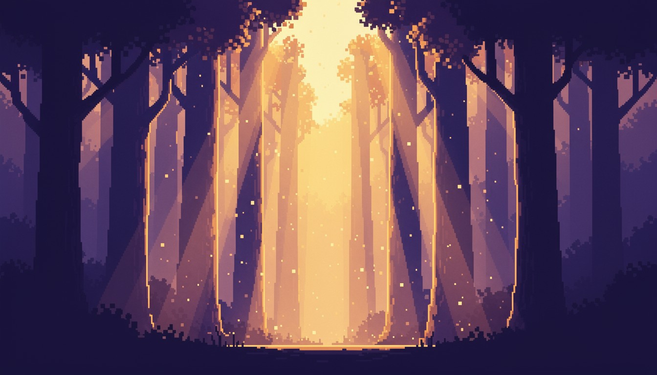 Free Divine Forest Illumination Image - Forest, Pixel, Art | Download ...