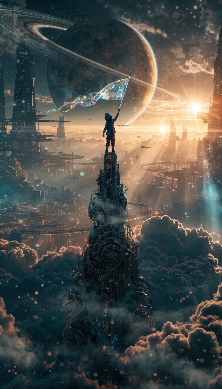 Future State Flags Free Future Flag Bearer Image - Futuristic, Child, Cityscape | Download ...