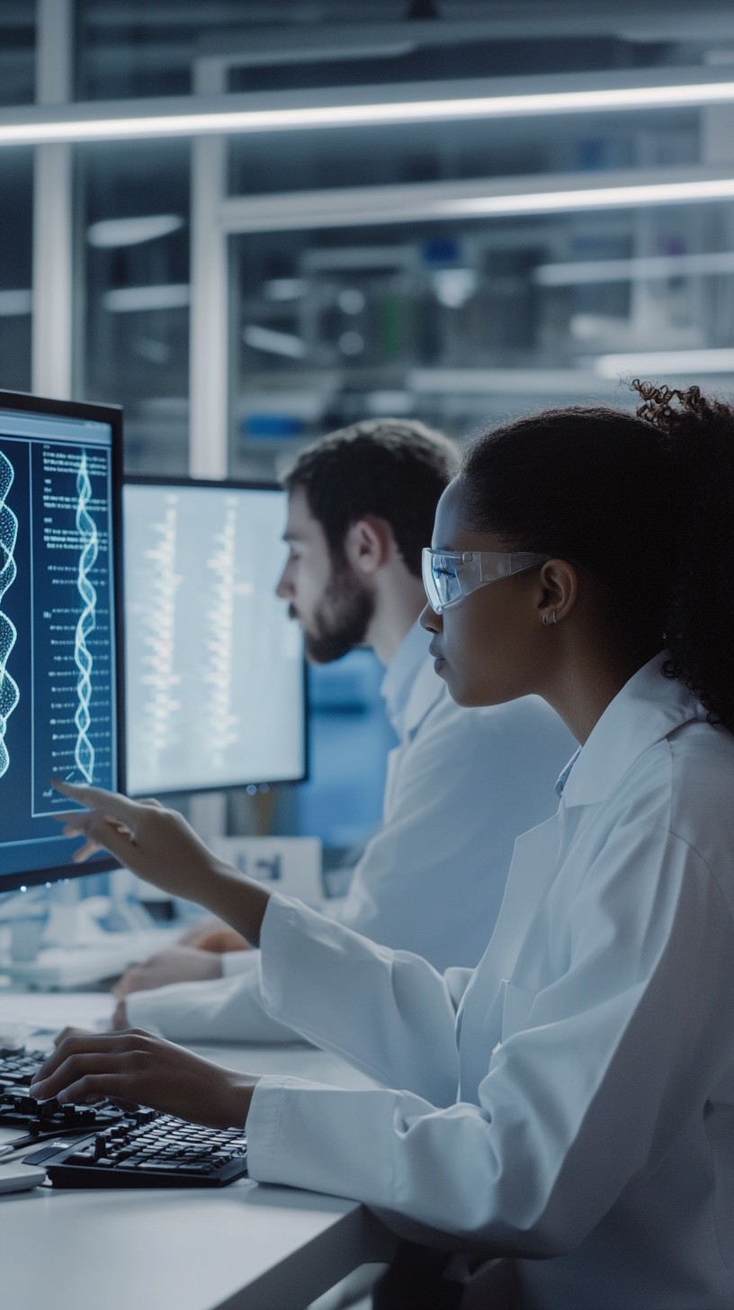Free Scientists Analyzing Data Image - Laboratory, Scientists, Research ...