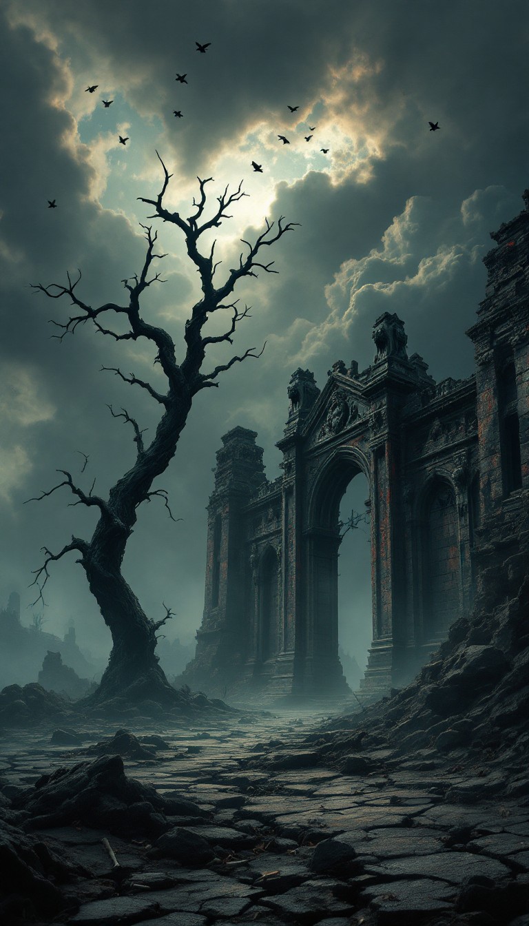 Free Desolate Gothic Apocalypse Image - Gothic, Ruins, Wasteland ...