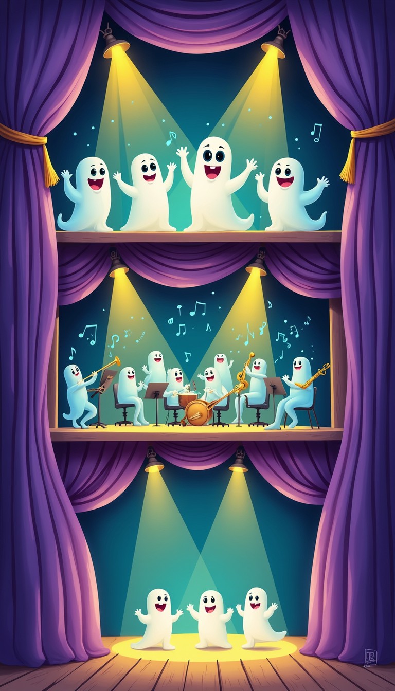 Ghost Performance Free Ghostly Theater Performance Image - Ghosts, Theater, Performance ...
