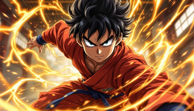 Free Warrior's Flaming Aura Image - Warrior, Anime, Flames | Download ...