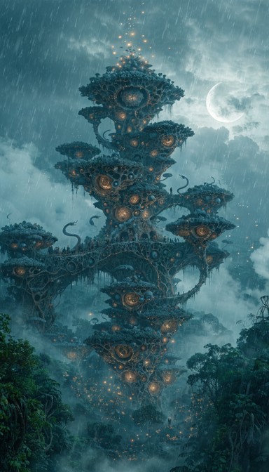 Free Bioluminescent Vertical Colony Image - Fantasy, Bioluminescent ...
