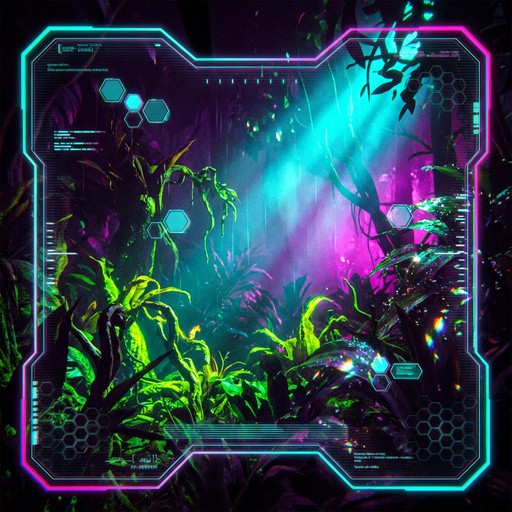 Free Neon Forest Interface Image - Cyberpunk, Neon, Holographic ...