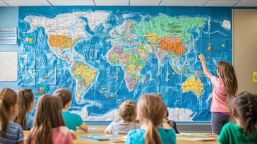 Free Geography class interaction Image - Education, Children, Classroom ...