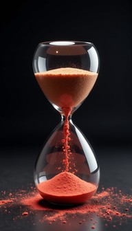 Red Using Time Image Free Time Turns Red Image - Hourglass, Time, Sand | Download at StockCake