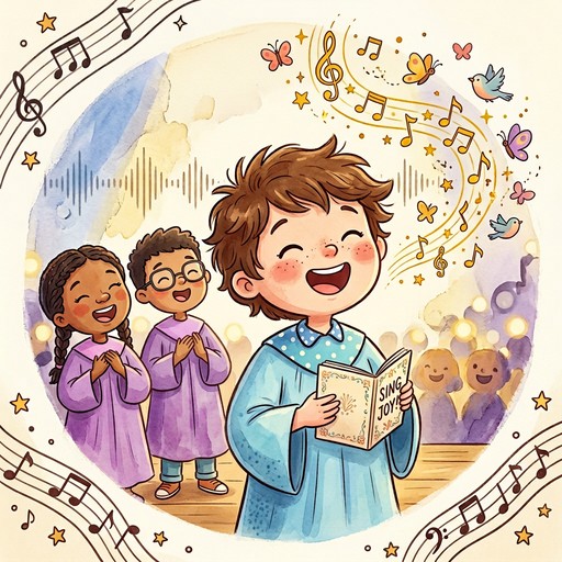 Colorful Choir Free Joyful Choir Singing Image - Children, Choir, Singing | Download ...