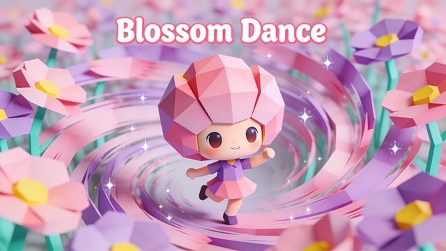 Free Chibi Floral Magic Image - Chibi, Character, Dancing | Download at ...
