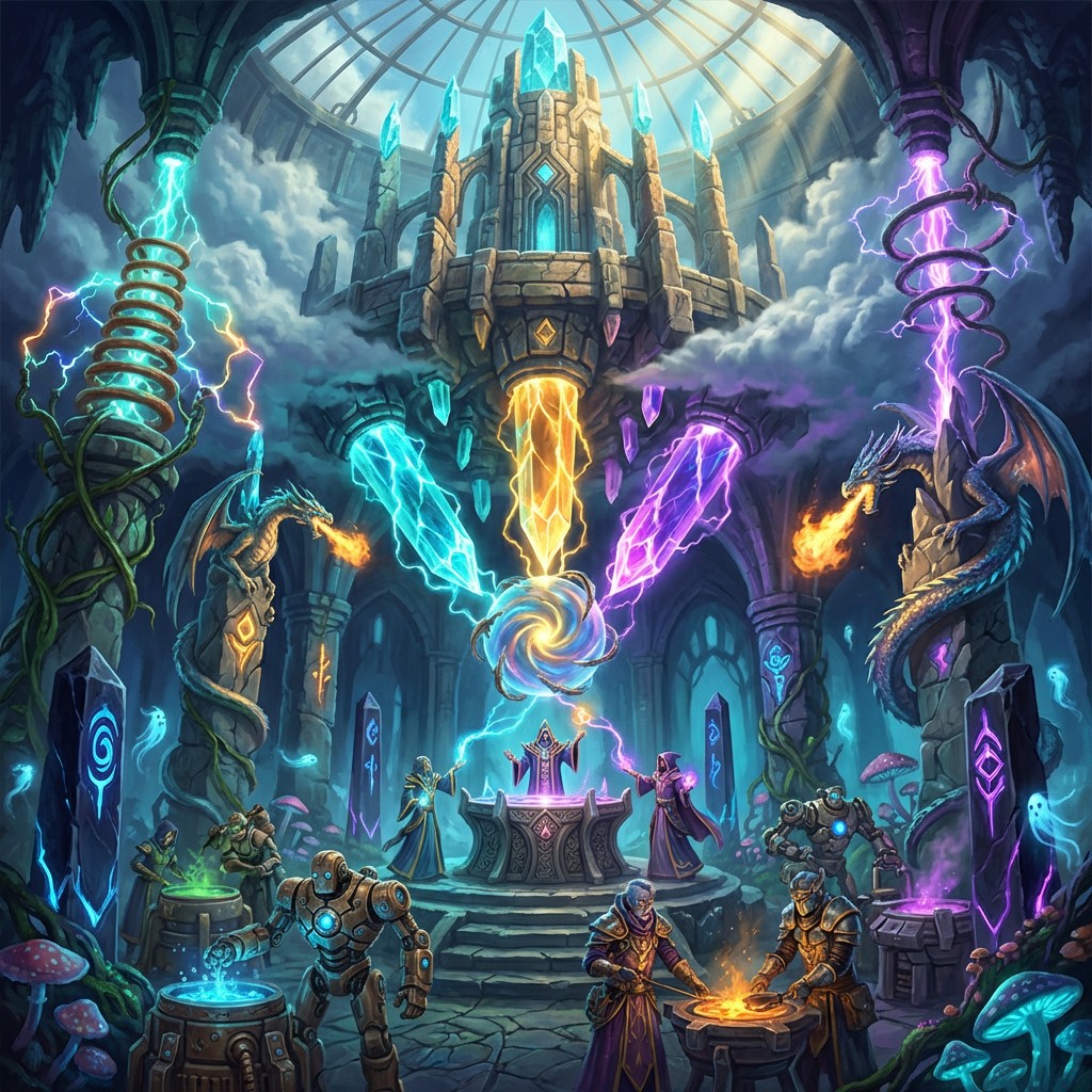 Magic Power Generation Free Magical Energy Reactor Image - Fantasy, Magical, Reactor ...