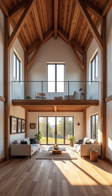 Illustration of Barn Minimalist Conversion Leasing Design