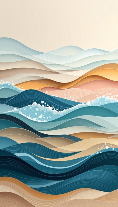 Free Abstract Ocean Layers Image - Seascape, Abstract, Teal | Download ...