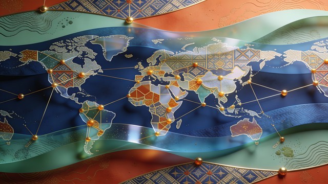 Free Global Connection Pattern Image - Abstract, Geometric, Pattern ...
