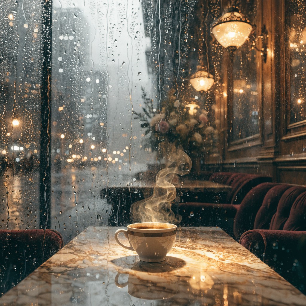 Free Rainy Cafe Warmth Image - Cafe, Rain, Cozy | Download at StockCake