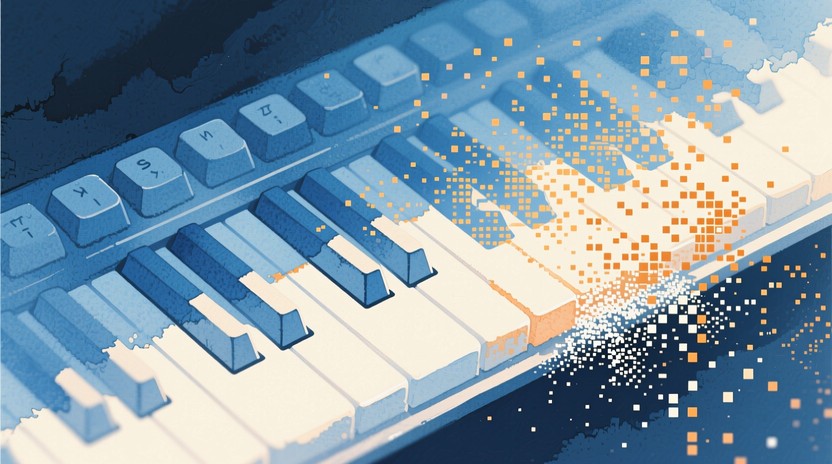 Free Keys Becoming Pixels Photo - Keyboard, Watercolor, Pixels ...