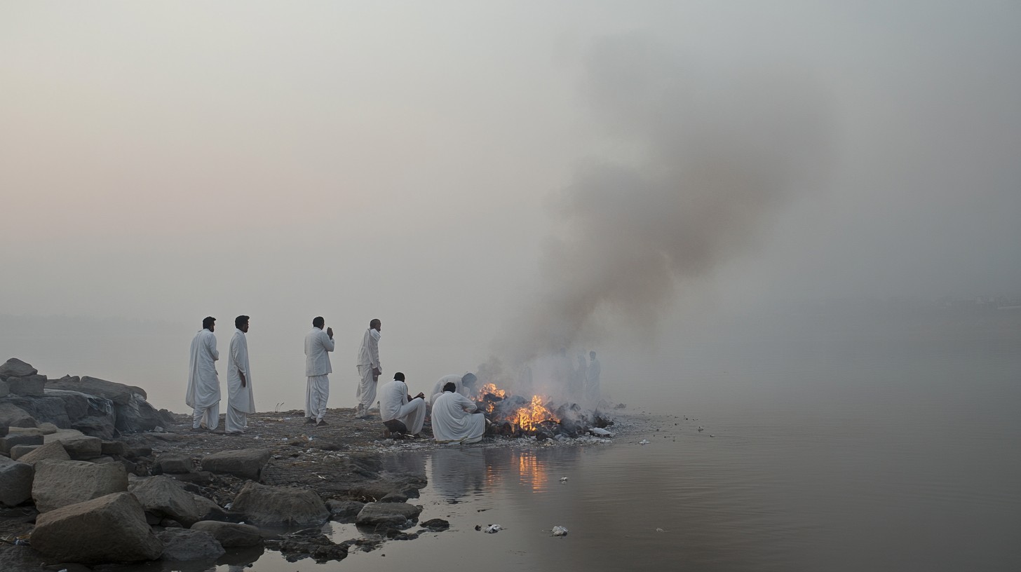 Free Riverside ritual burning Image - Ritual, Dawn, River | Download at ...
