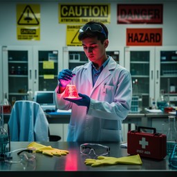 Physical Risks In Experiments Free Dangerous Science Experiment Image - Science, Scientist ...