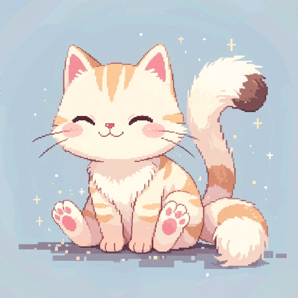 Free Dreamy Pixel Kitty Image - Pixel, Kawaii, Kitten | Download at ...