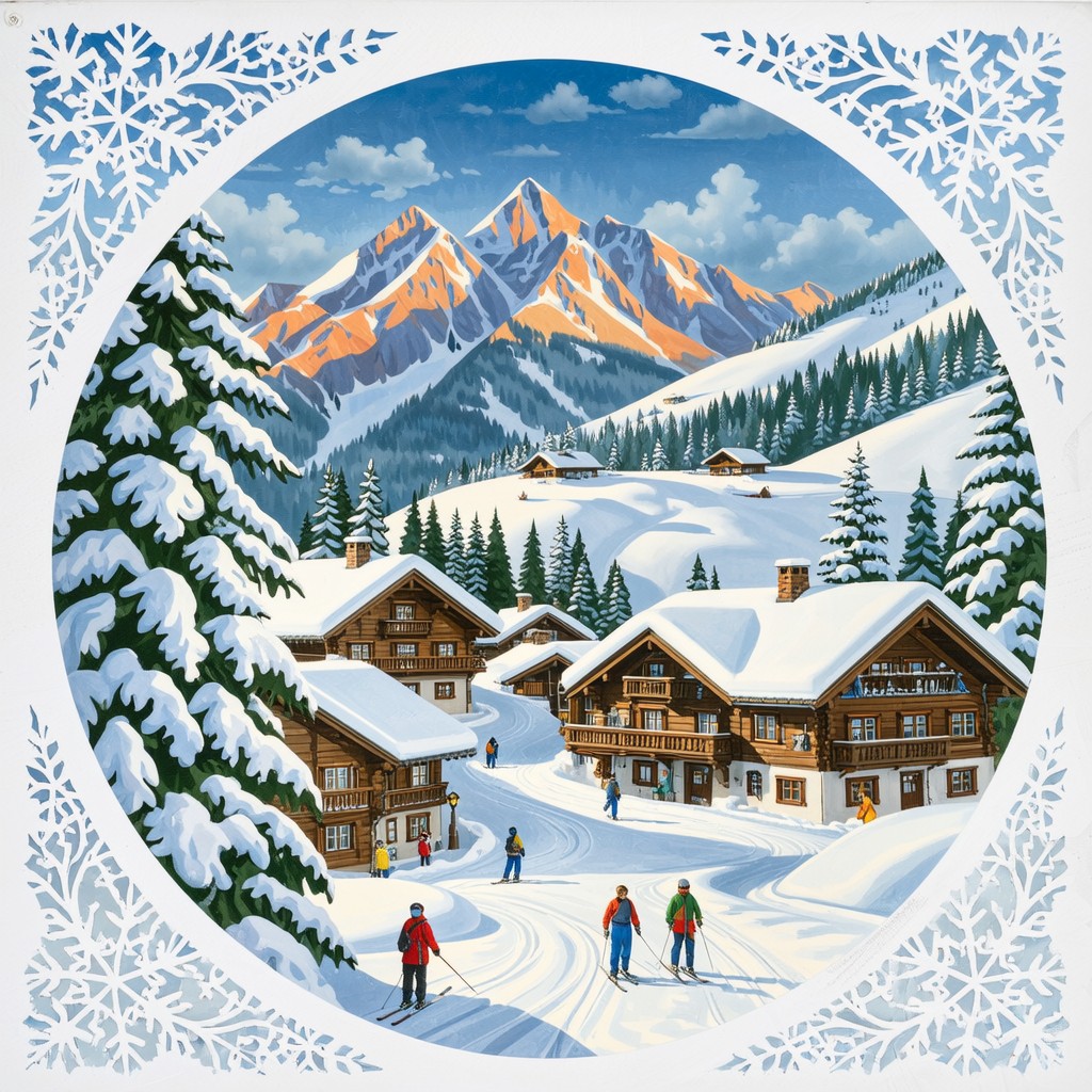 Free Alpine Winter Village Image - Alpine, Winter, Village | Download ...