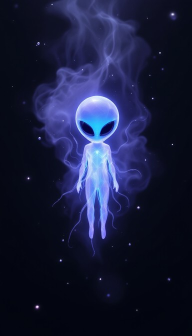 Free Luminous Alien Being Image - Alien, Cosmic, Ethereal | Download at ...