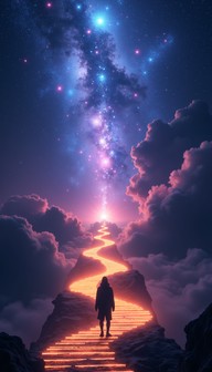 Free Pathway To Infinity Image - Cosmic, Silhouette, Journey | Download ...