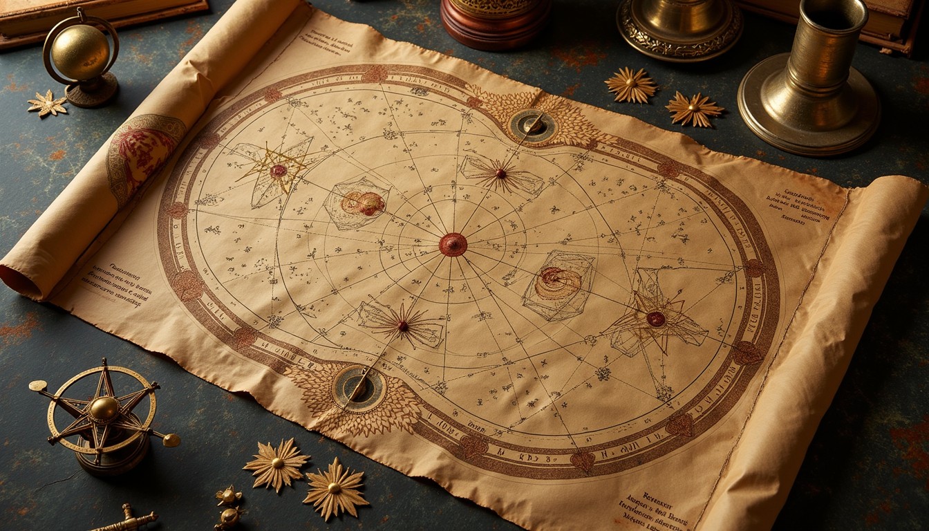 Free Ancient Celestial Chart Image - Astrology, Astronomy, Celestial ...