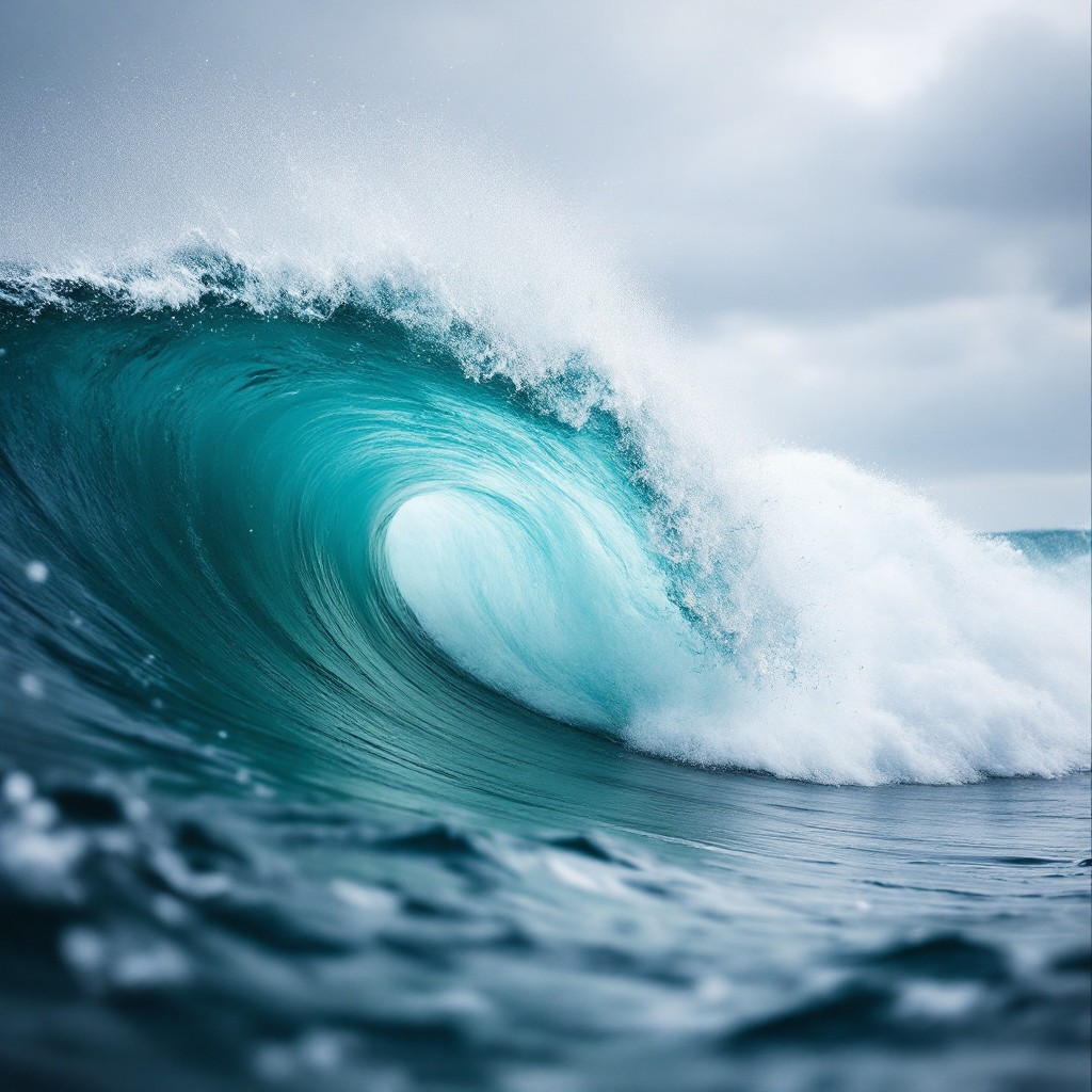 Free Powerful Ocean Wave Image - Wave, Ocean, Turquoise | Download at ...