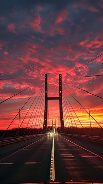 Free Sunset Bridge View Image - Sunset, Bridge, Cityscape | Download at ...