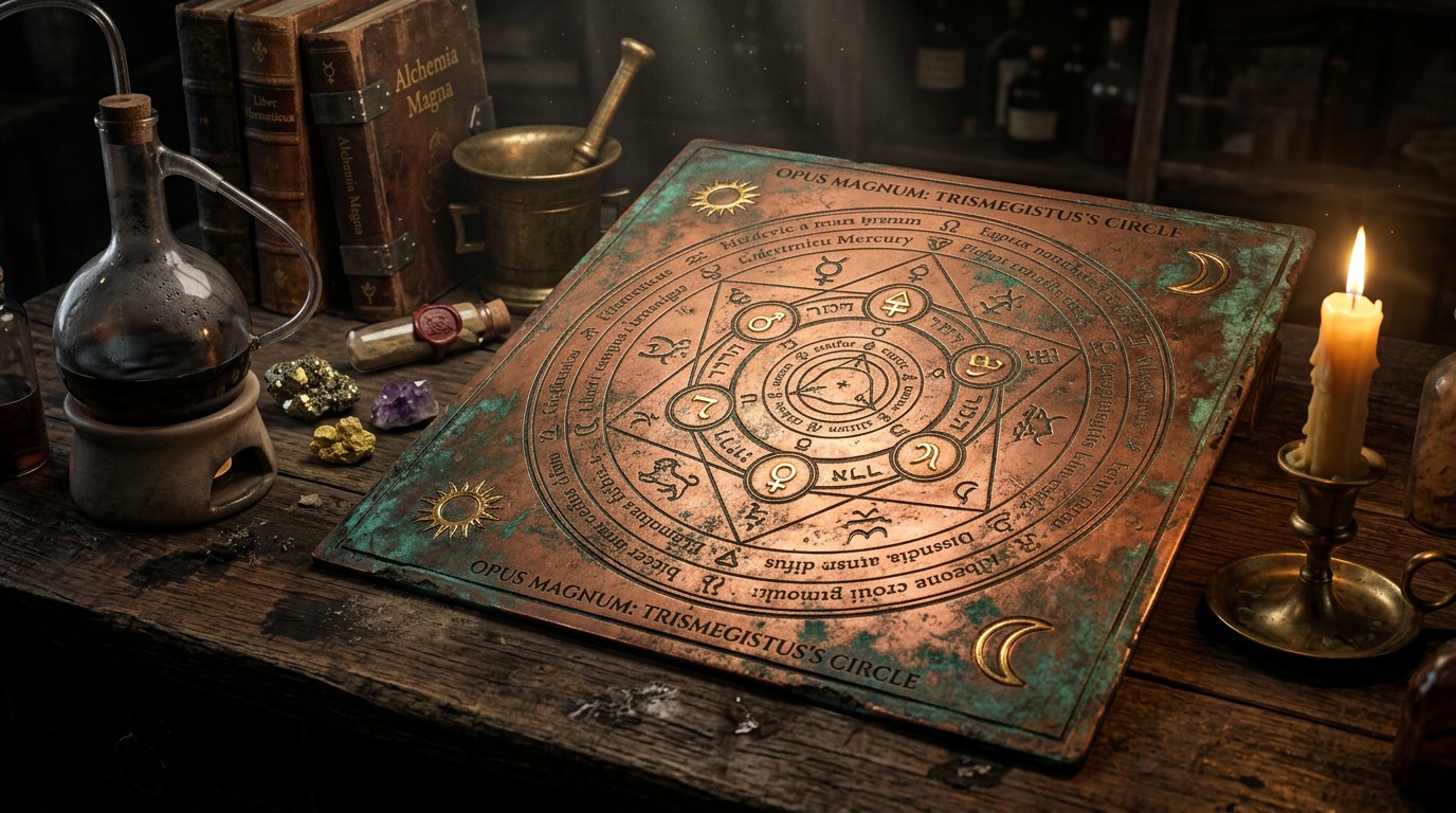 Free Ancient Alchemy Secrets Image - Alchemy, Copper, Diagram ...