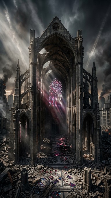 Free Gothic Apocalyptic Cathedral Image - Gothic, Cathedral ...