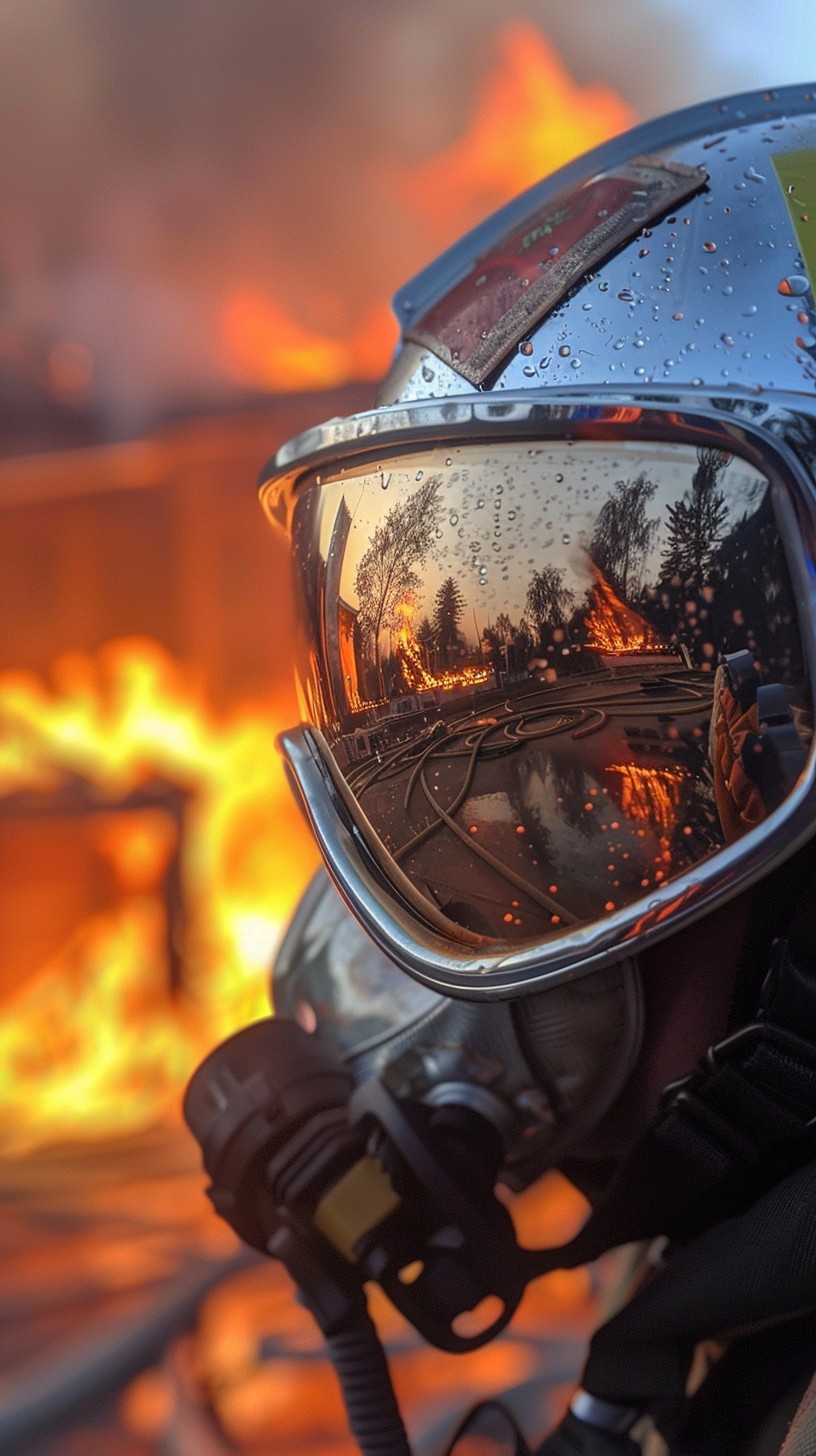 Free Firefighter in Action Photo - Firefighter, Fire, Helmet | Download ...