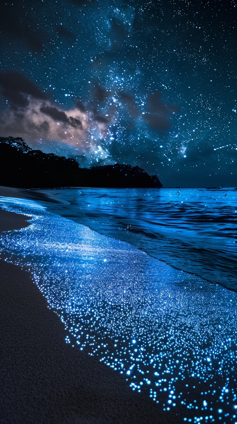 Free Starry Night Beach Image - Starry, Night, Beach | Download at ...