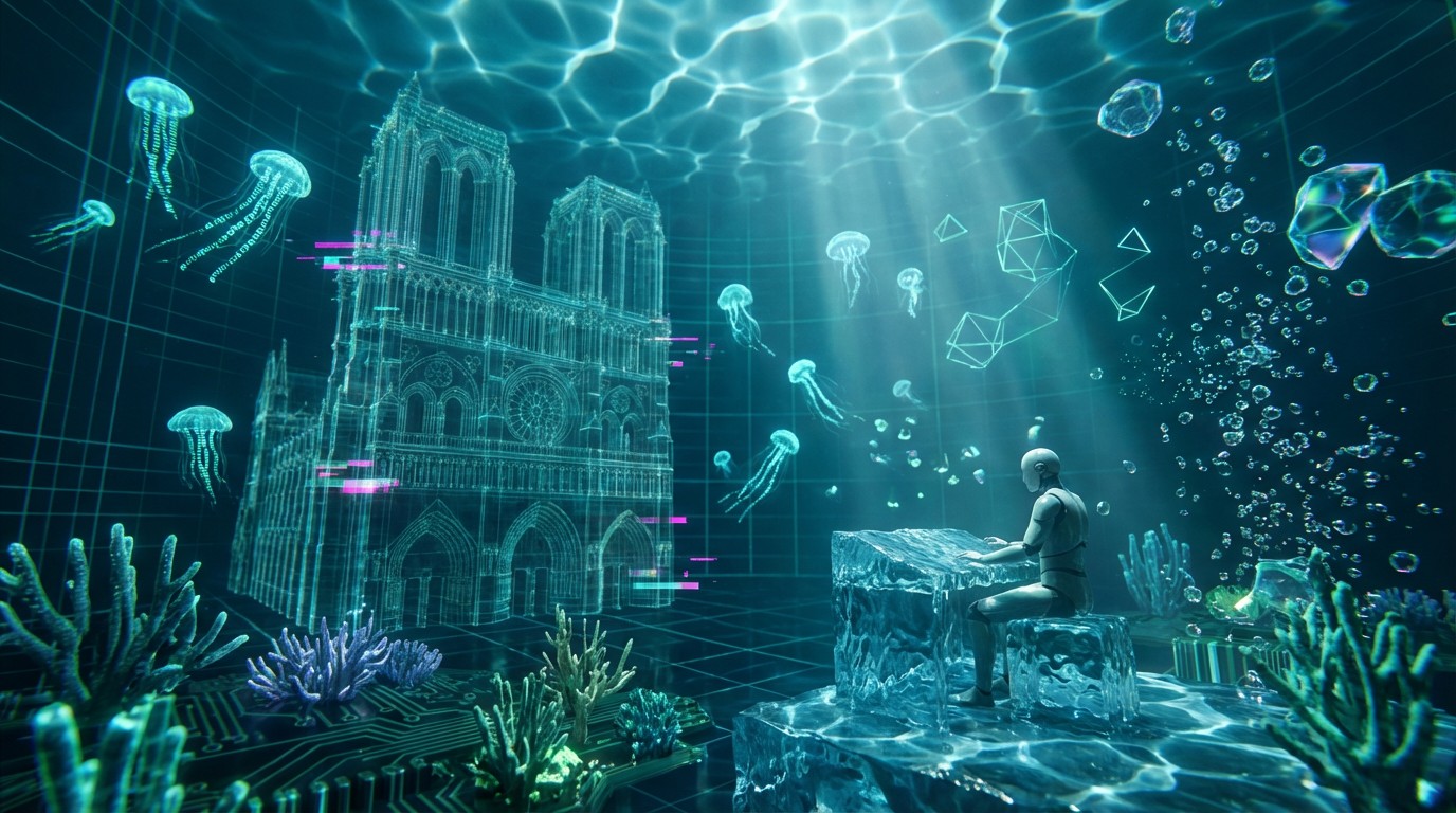 Ocean Draw Digital Free Digital Ocean Dreams Image - Underwater, Digital, Surreal ...