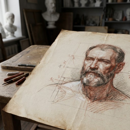 Free Renaissance Chalk Drawing Image - Sketch, Drawing, Renaissance ...