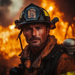 Free Firefighter in Action Image - Firefighter, Hero, Brave | Download ...