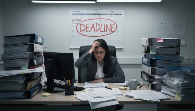 Free Deadline Pressure Mounting Image - Stress, Woman, Paperwork ...