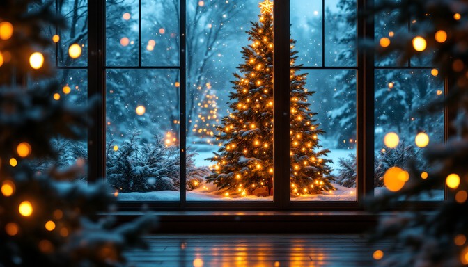 Free Frosty Christmas Window Image - Christmas, Frost, Window ...