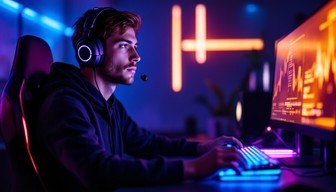 Free Gamer in Neon Image - Gaming, Esports, Streamer | Download at ...